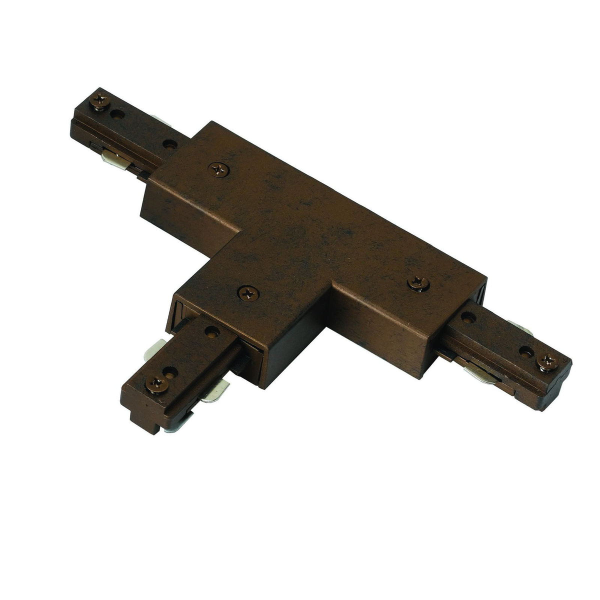 0.8" Height T Connector With Right Polarity - Rust