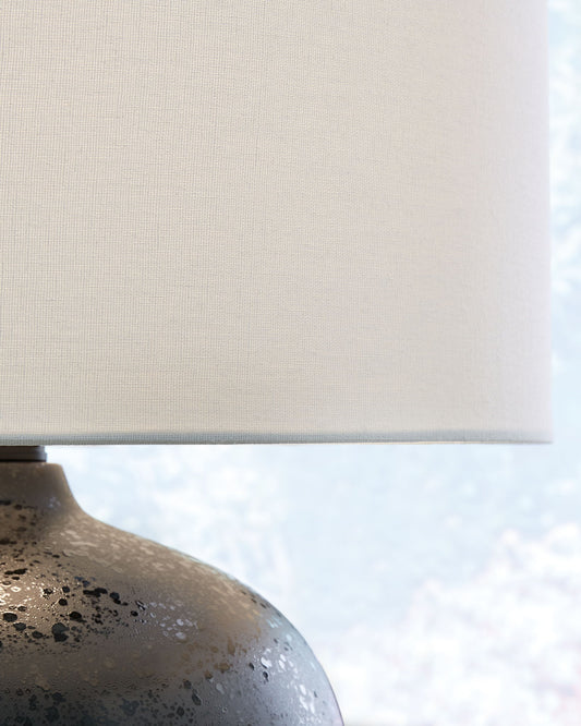 Ladstow - Ceramic Table Lamp - Black