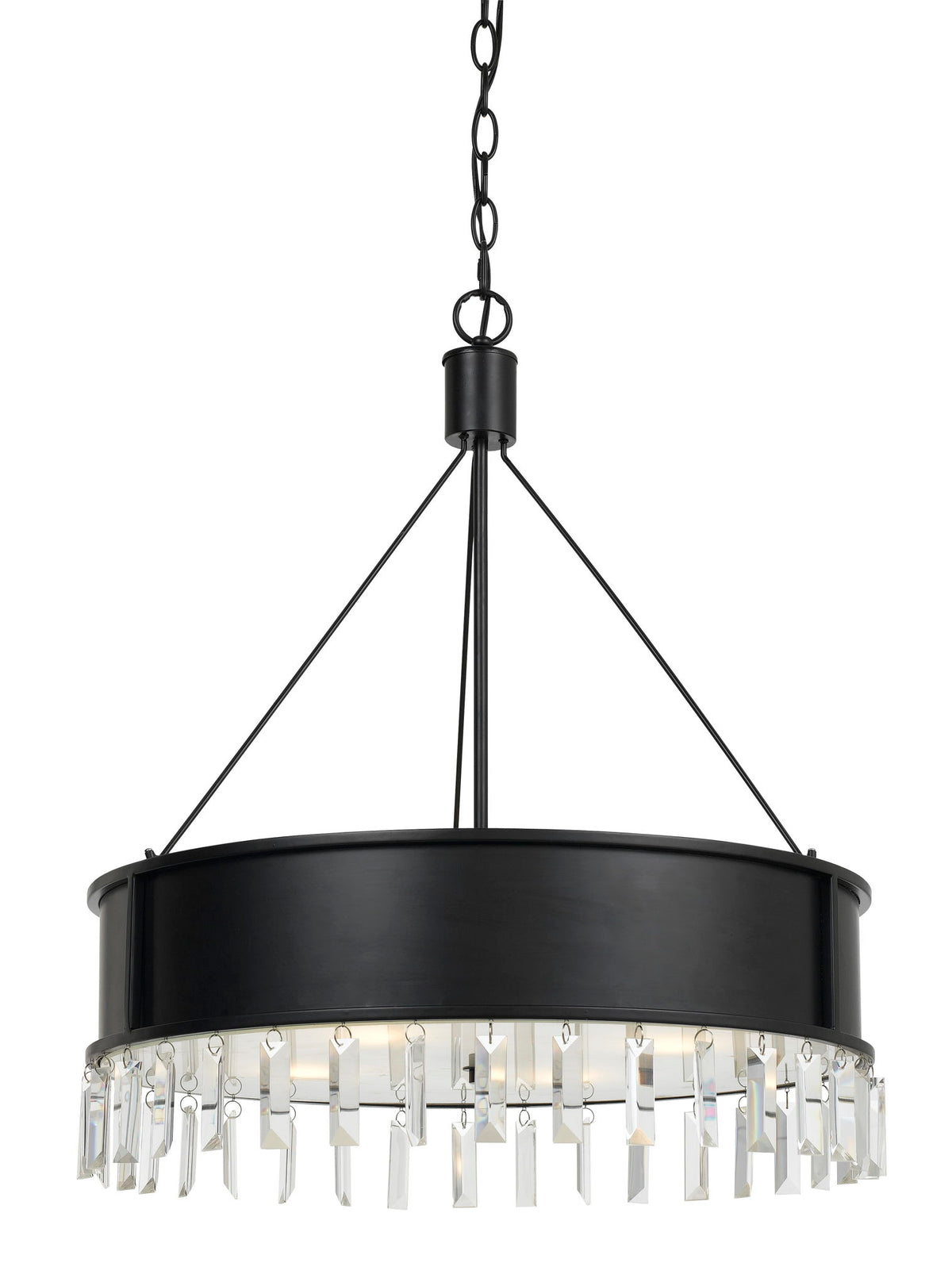Roby - 28" Height Metal Chandelier - Iron
