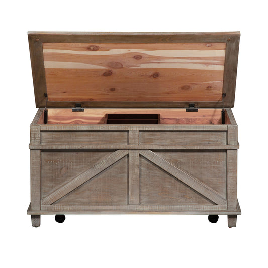 Parkland Falls - Storage Trunk - Weathered Taupe