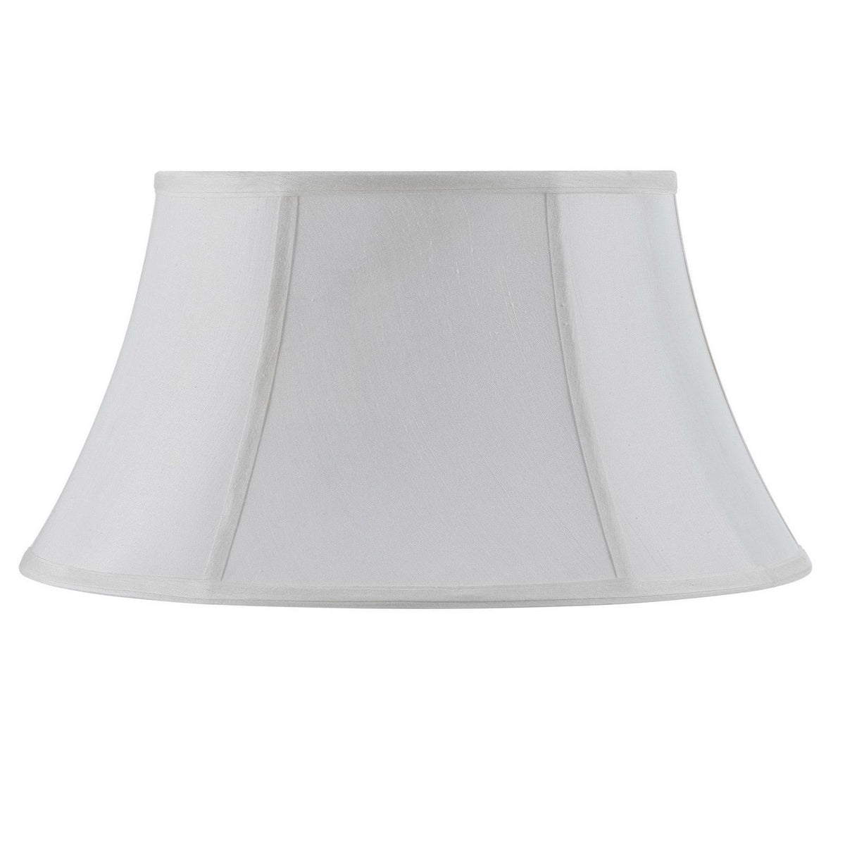 Piped Swing Arm - 8.25" Height Fabric Shade - White
