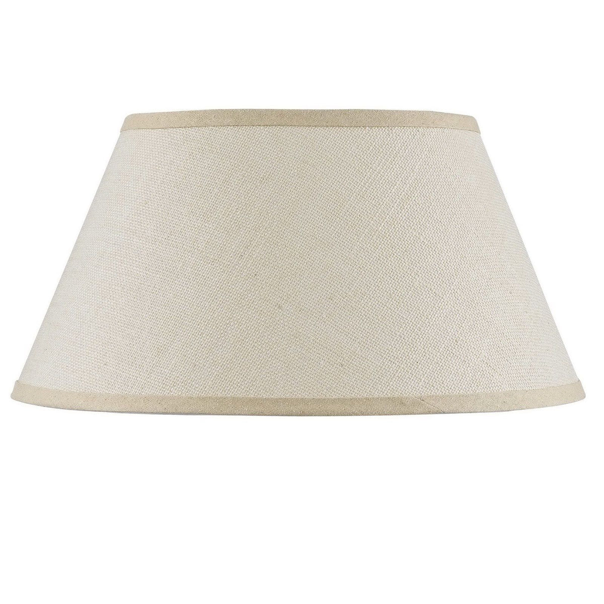 Burlap - 9.3" Height Burlap Shade - Light Tan