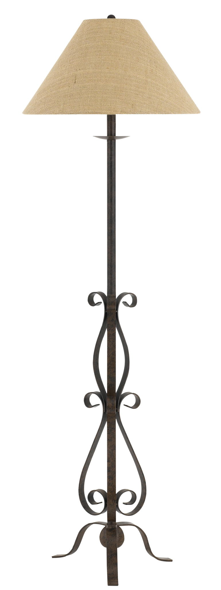 Ekalaka - 61" Height Iron Floor Lamp - Rust