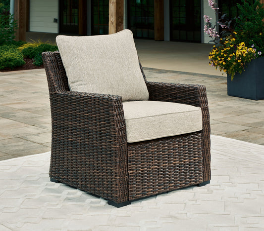 Brook Ranch - Lounge Chair With Cushion - Brown