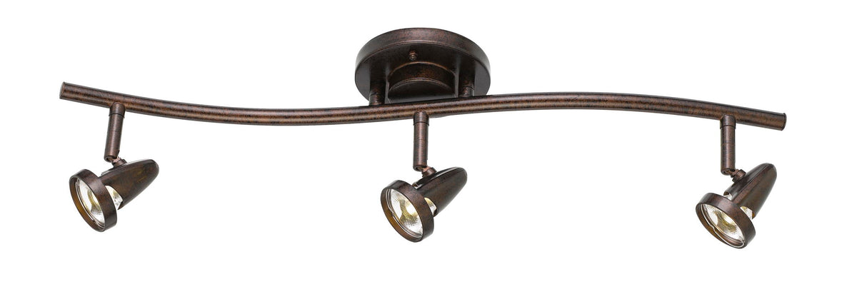 18.75" Height Metal Serpentine Light - Rust