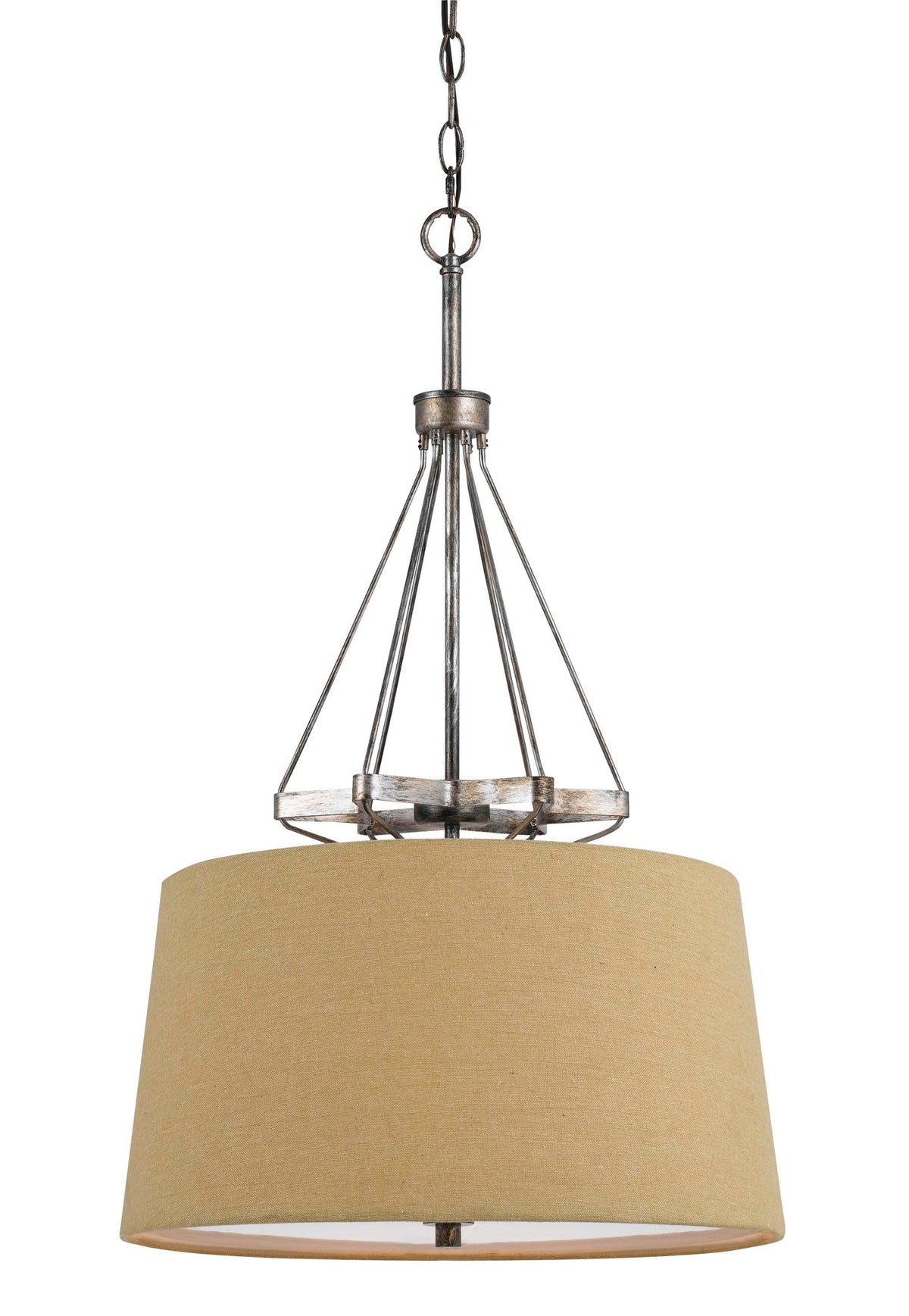 Cresco - 33.88" Height Pendant - Textured Steel