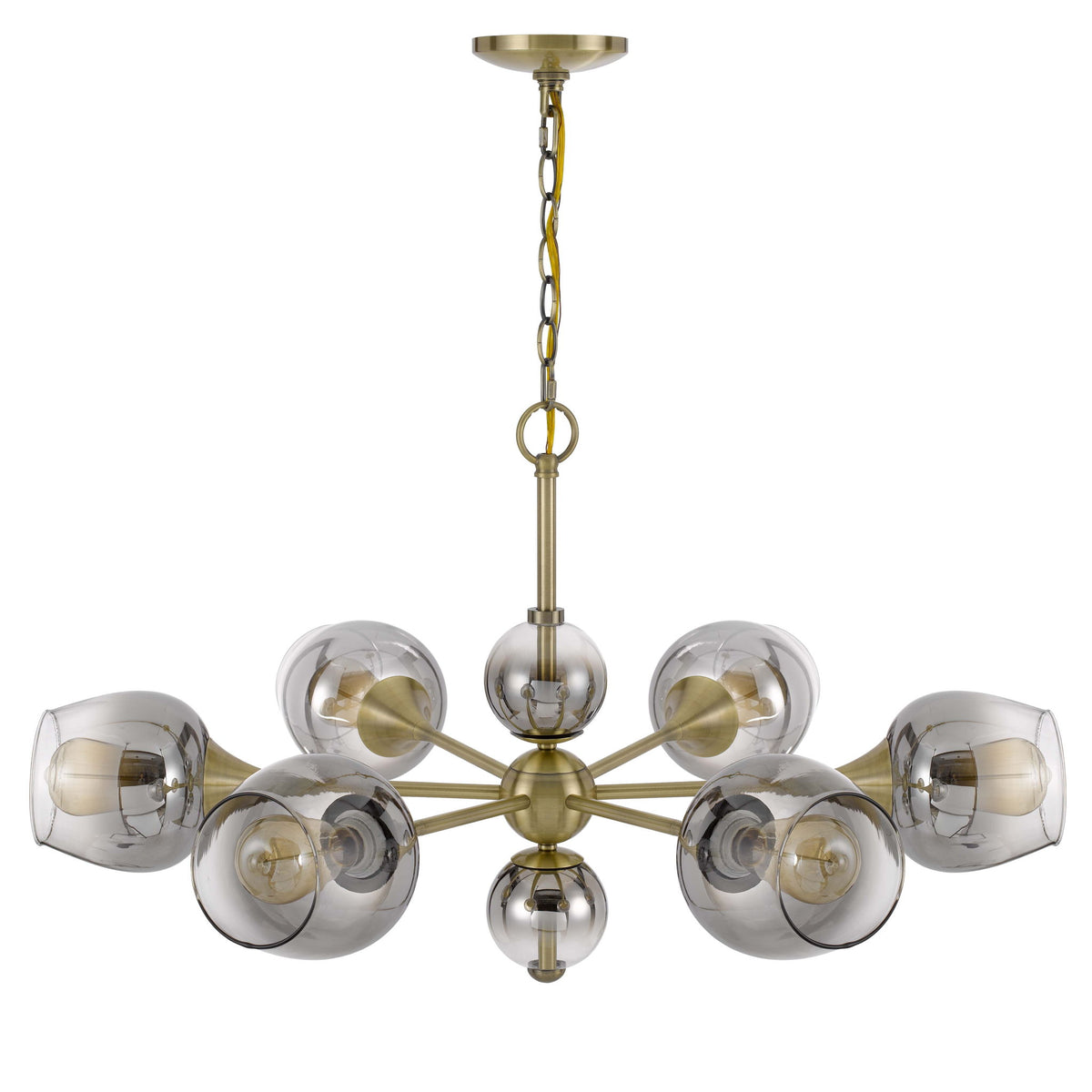 Pendelton - Chandelier - Antique Brass
