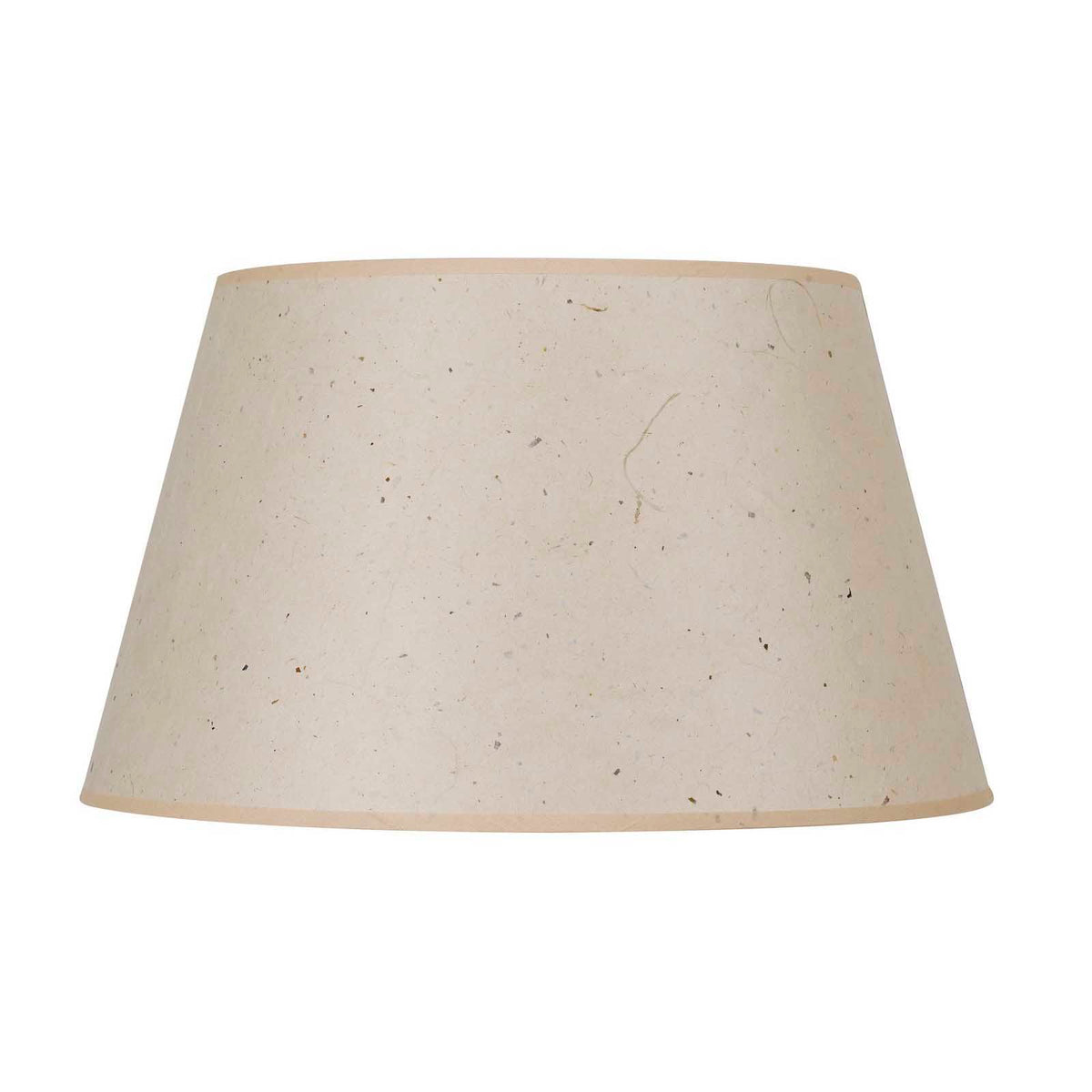 11" Height Paper Shade, 18" Diameter - Kraft & Beige