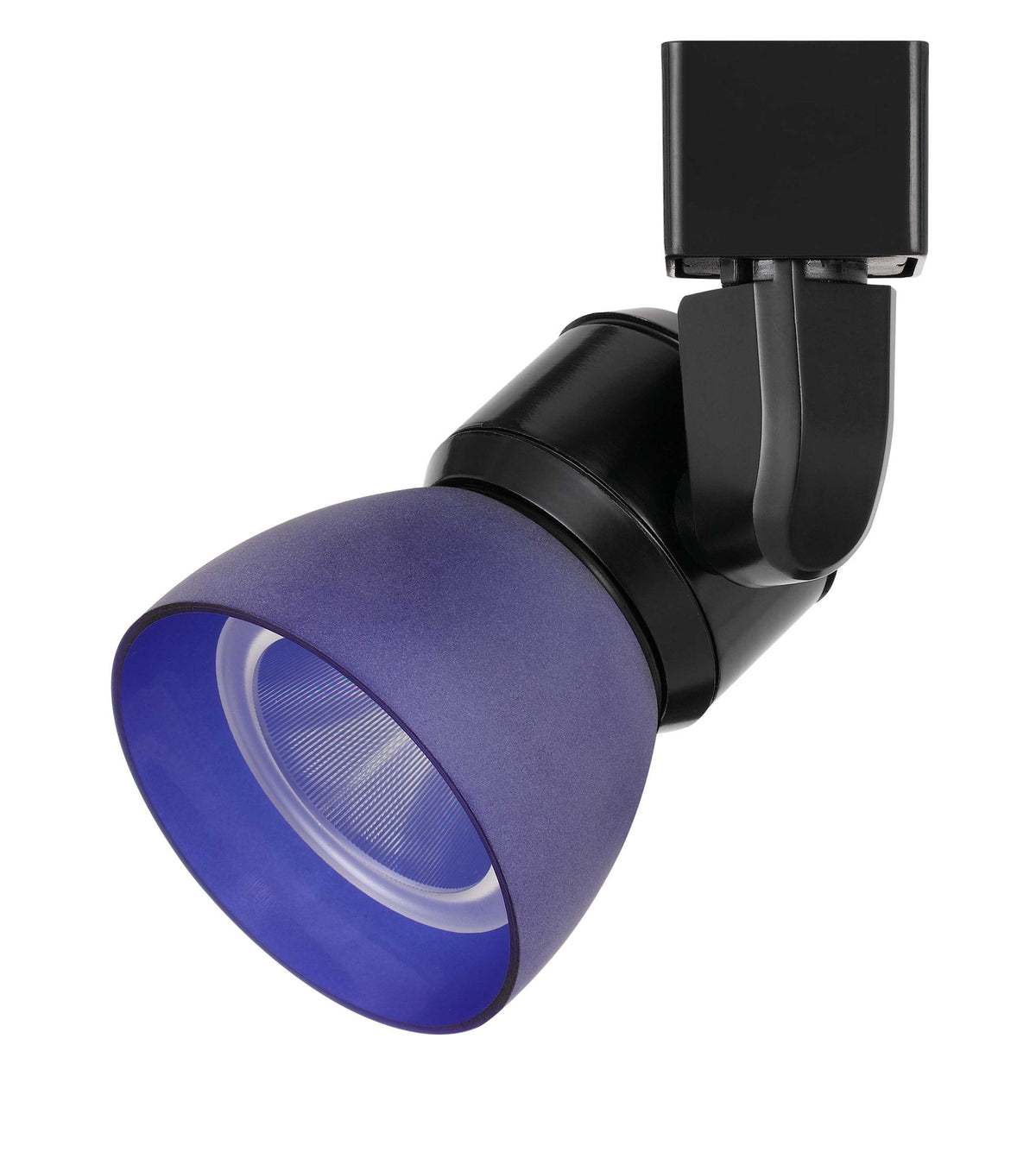 6.25" Height Metal Track Head - Black & Frosty Blue