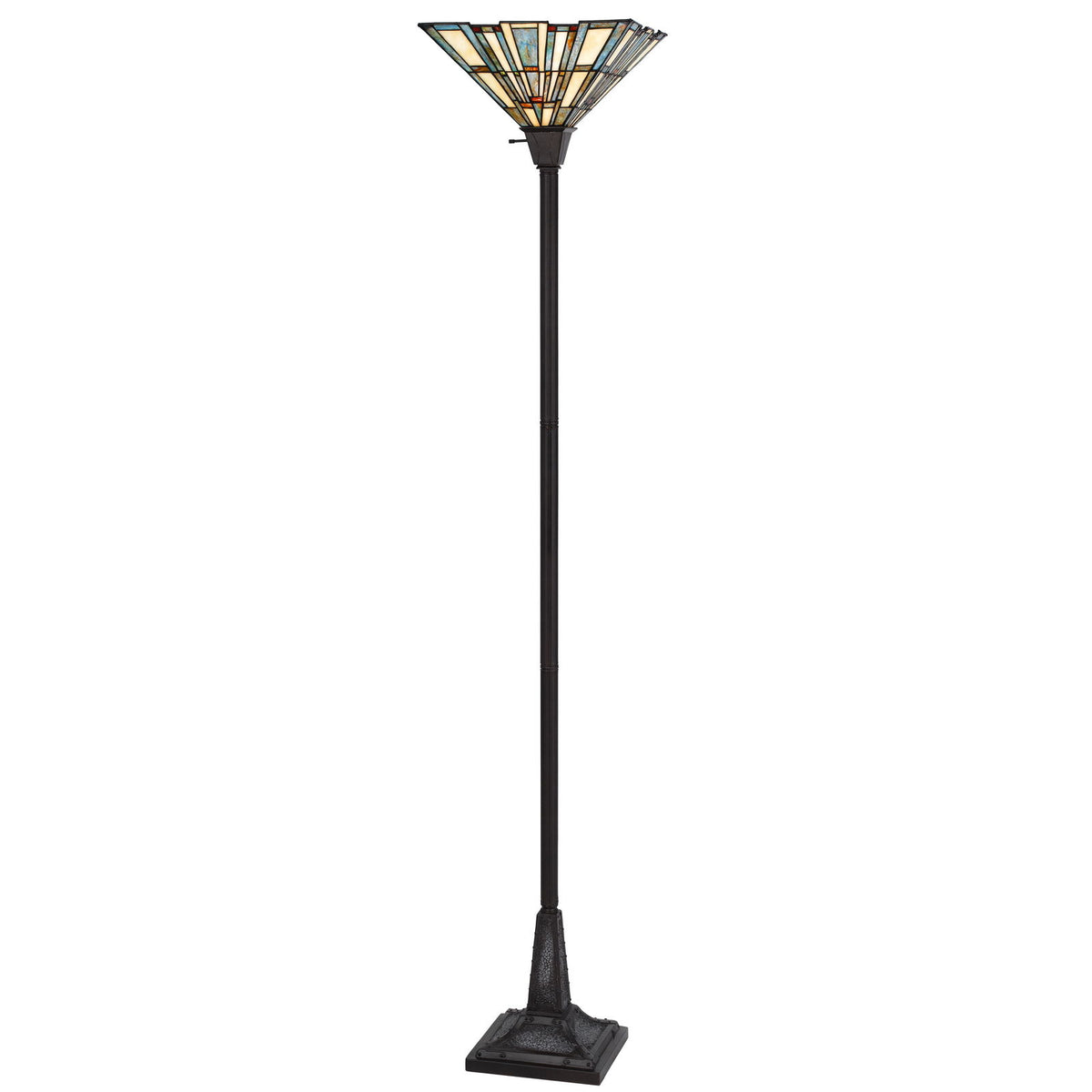 3101 Tiffany - 3100 Tiffany 72" Height Metal / Resin Torchiere - Dark Bronze