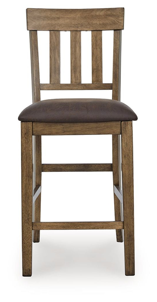 Urbinforte - Upholstered Barstool (Set of 2) - Light Brown