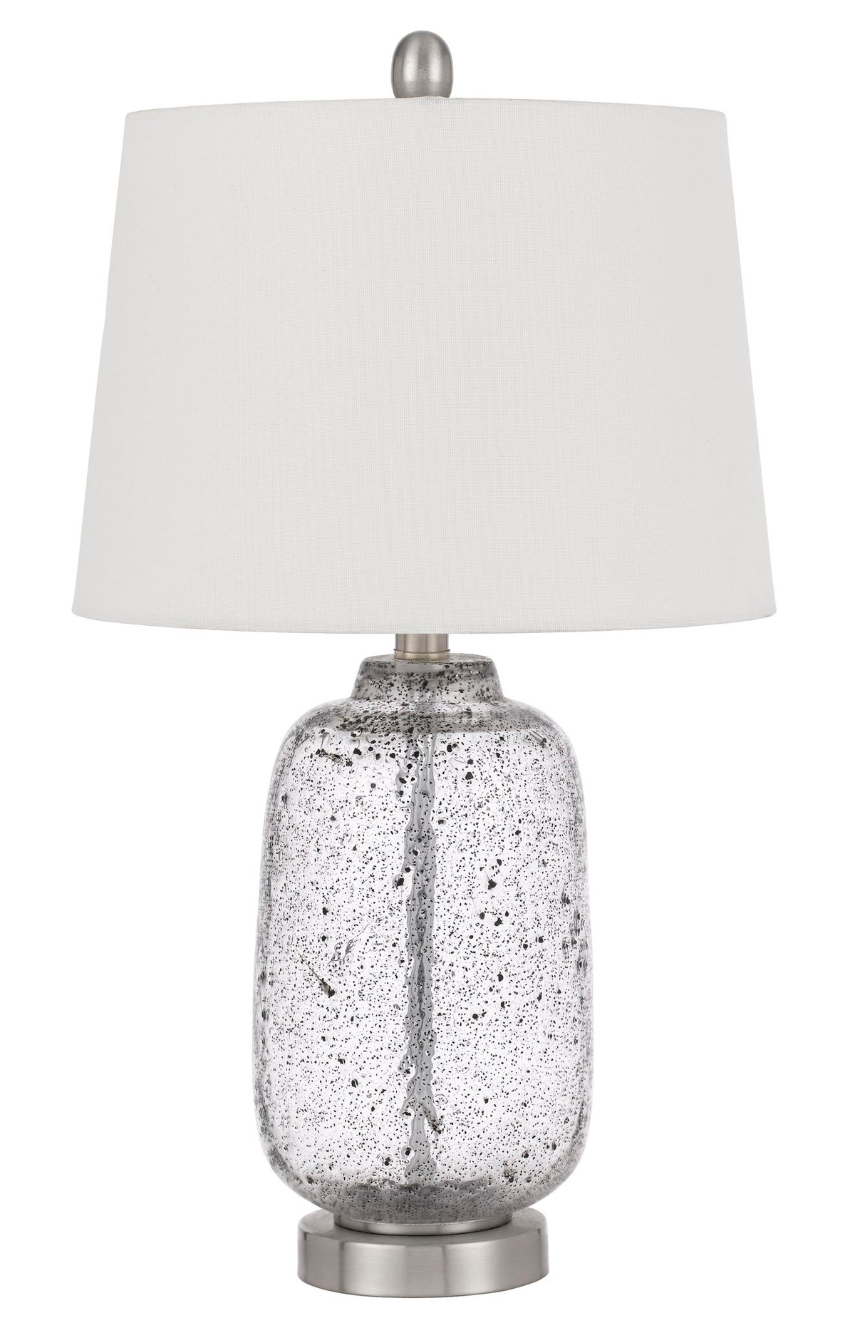 Solaro - Table Lamp - Brushed Steel & Glass