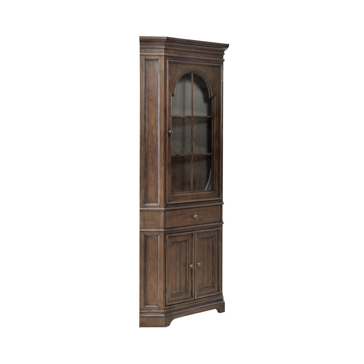 Arden Road - Corner Cabinet - Satin Cherry