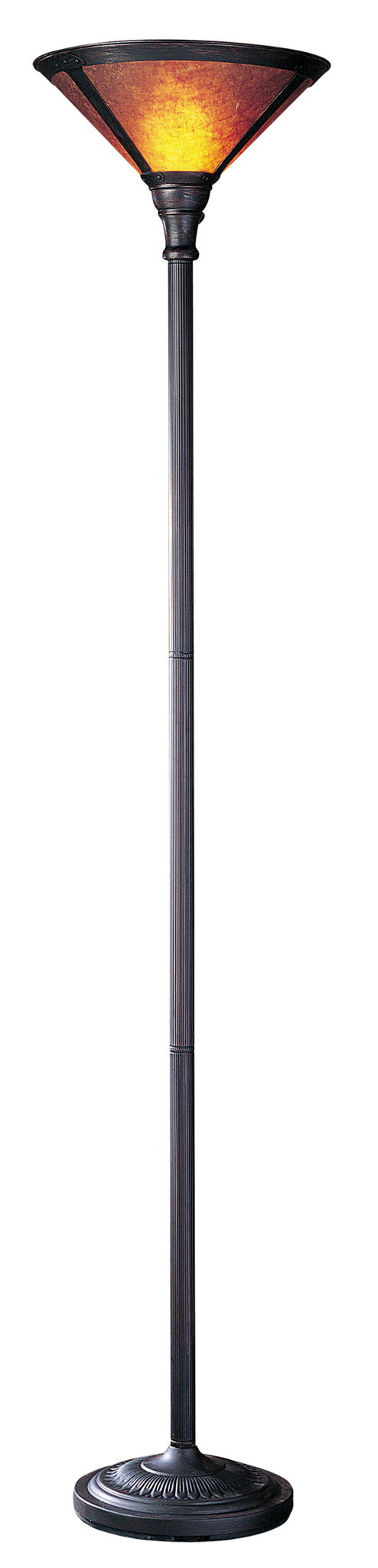 Torchiere - 71" Height Metal Torchiere - Rust
