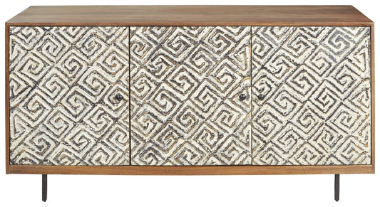 Kerrings - Accent Cabinet - Brown / Black / White