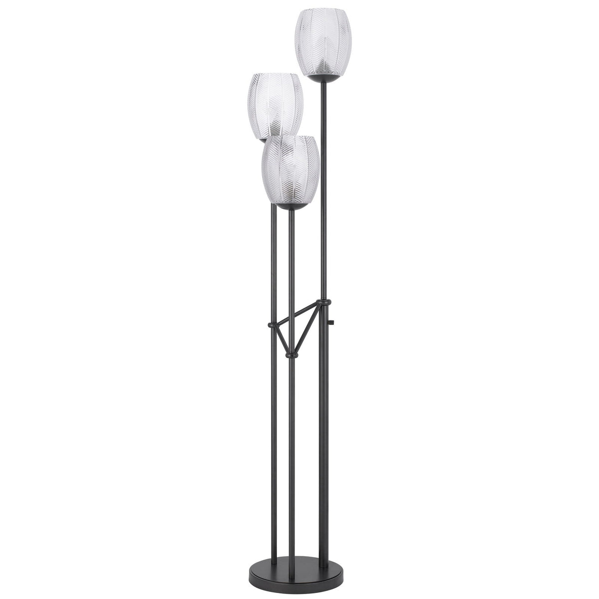Oconto - 70.5" Height Metal Floor Lamp - Matte Black