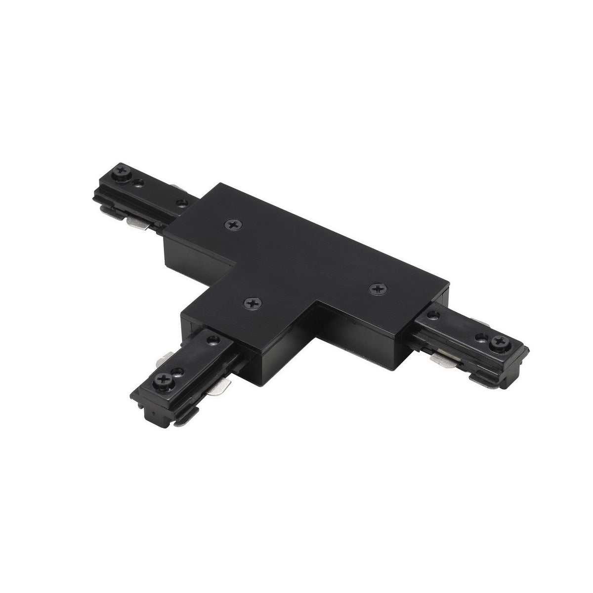 0.8" Height T Connector With Left Polarity - Black