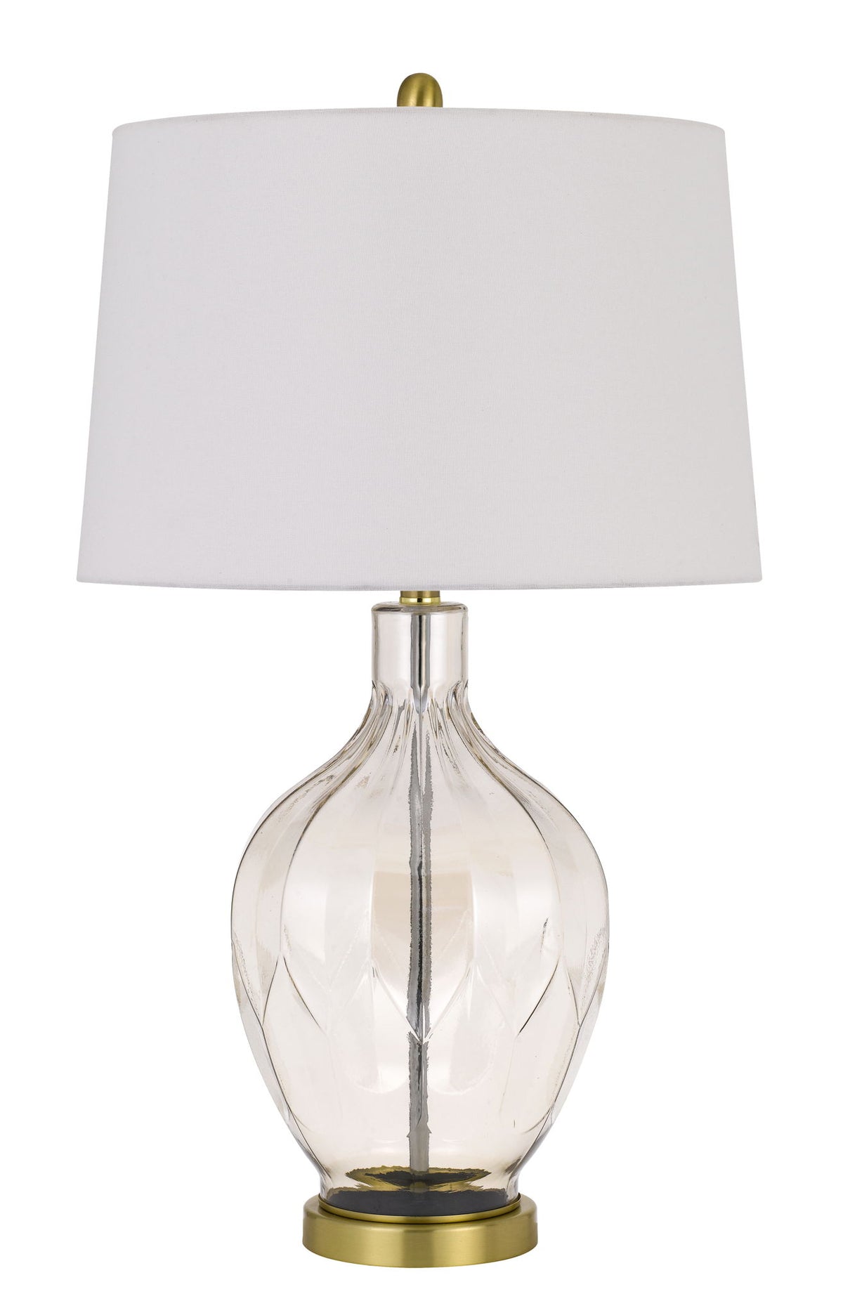 Bancroft - Table Lamp - Clear & Antique Brass