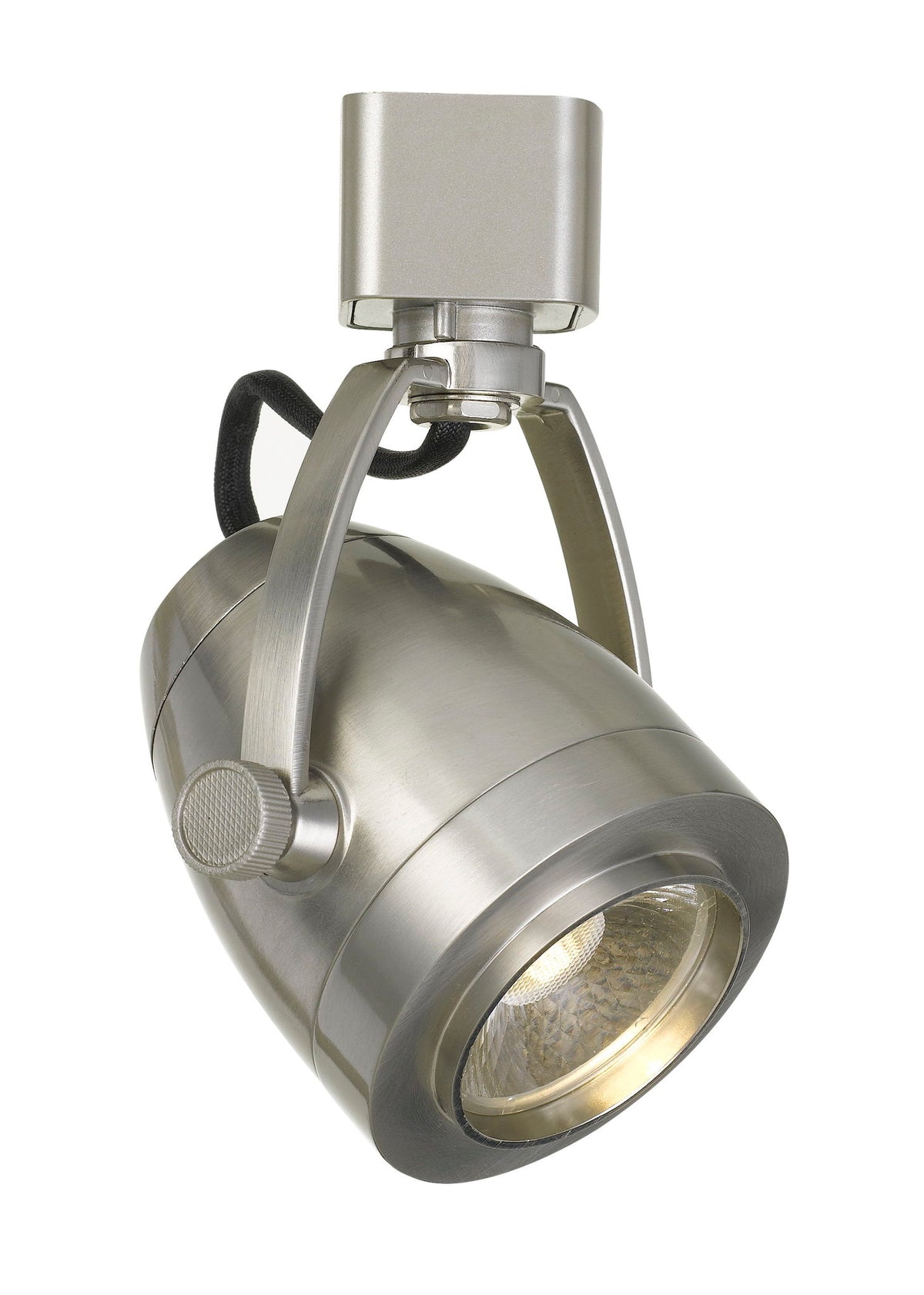 5" Height Metal Track Head - Brushed Steel - 12 W