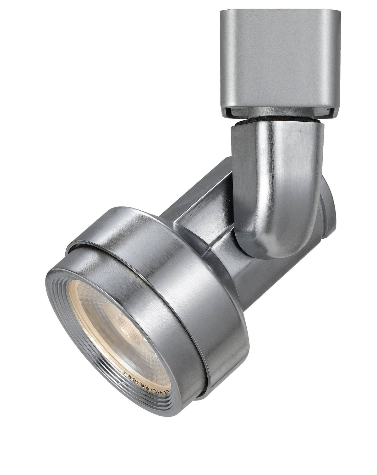 4.5" Height Metal Track Head - Brushed Steel