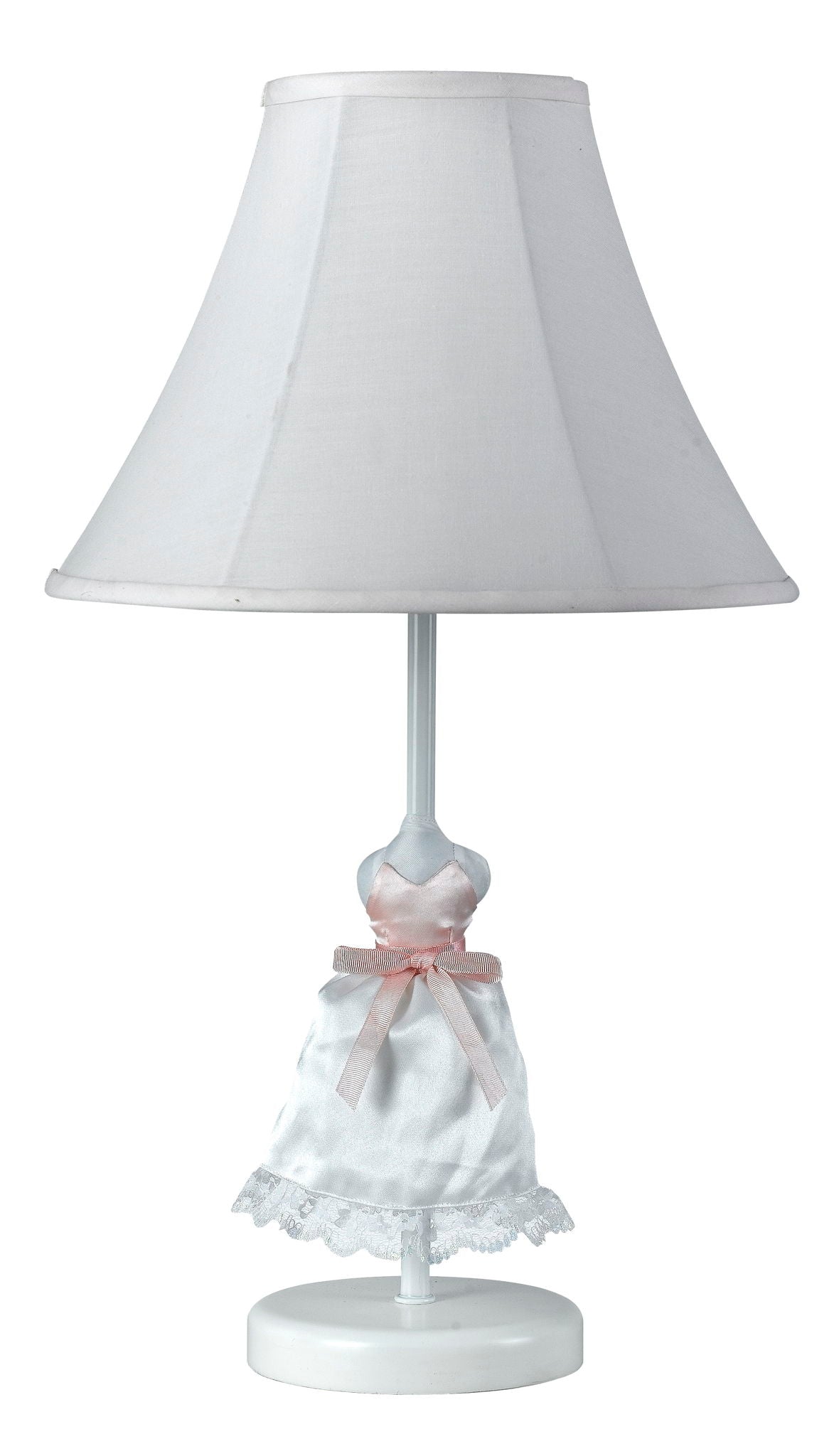 Doll Skirt - 21" Height Doll Skirt Lamp - White