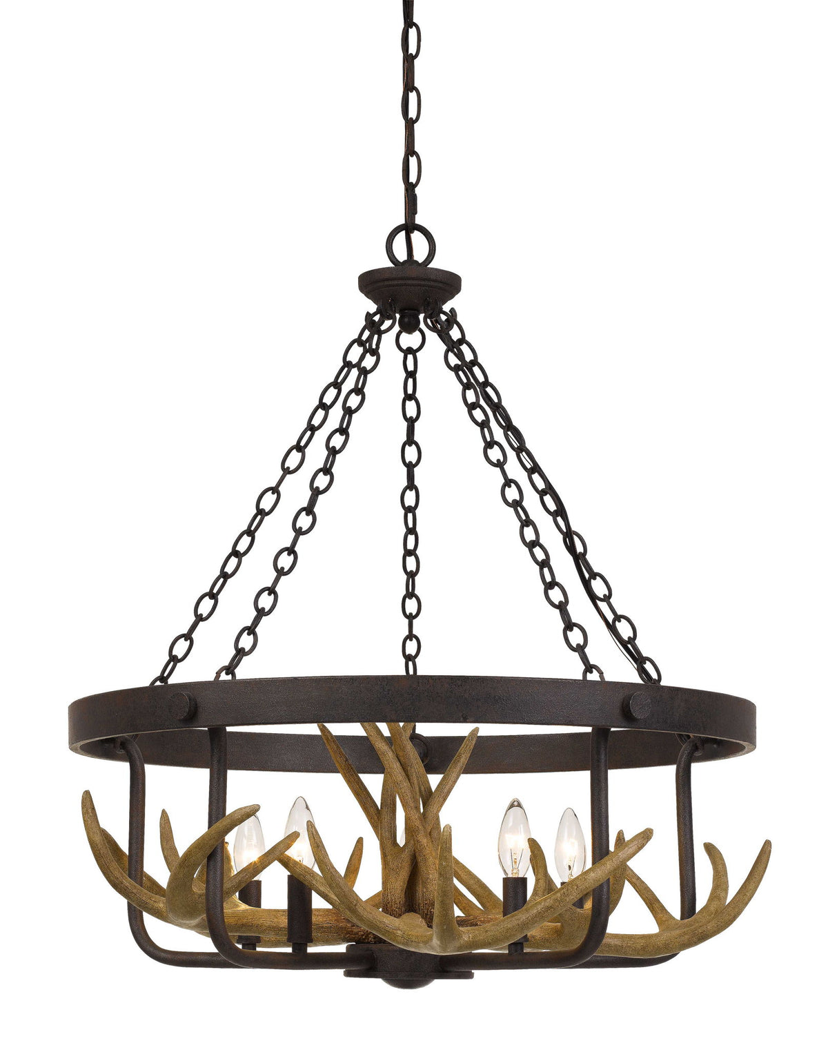 Angelo - 29.25" Height Metal and Resin Fixture - Iron