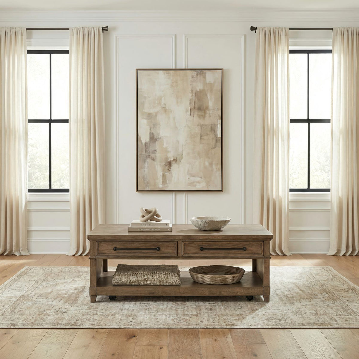 Artisan Home - Rectangular Cocktail Table - Sienna Stone
