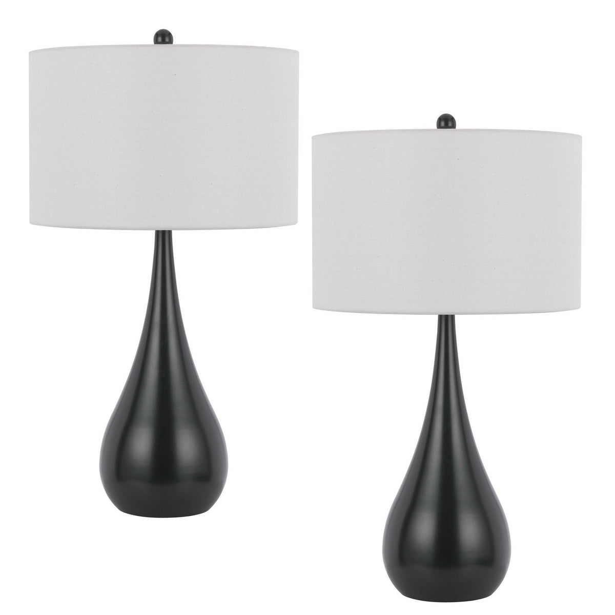 Diego - 150W 3 Way Metal Table Lamp (Set of 2) - Dark Bronze