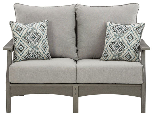 Visola - Loveseat With Cushion - Gray