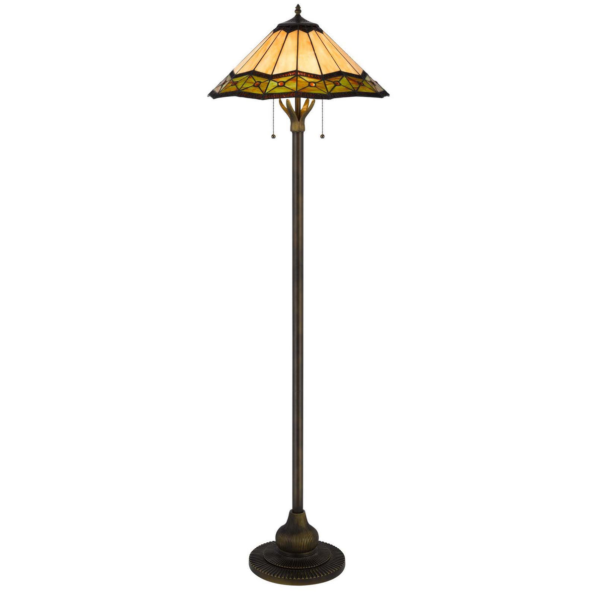 Armscroft - 62" Height Resin Floor Lamp - Bronze