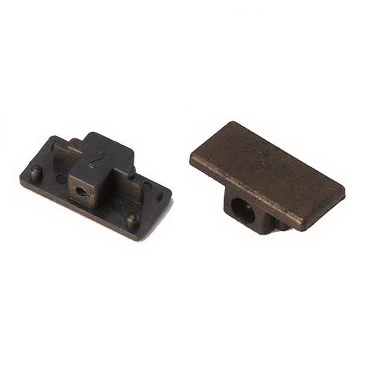 0.5" Height Dead End Cap - Rust