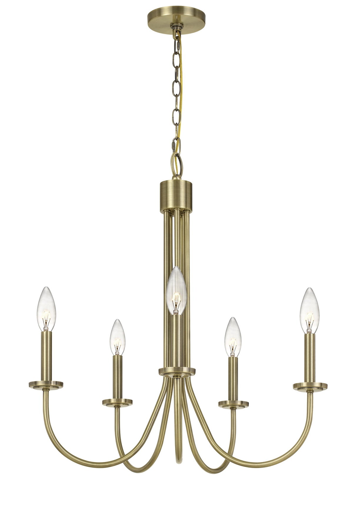 Spiez - Chandelier - Antique Brass