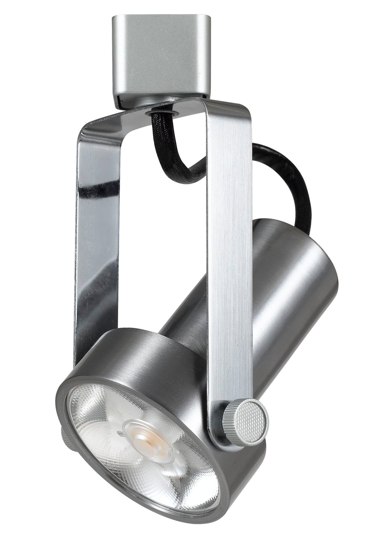 7" Height Metal Track Head - Brushed Steel
