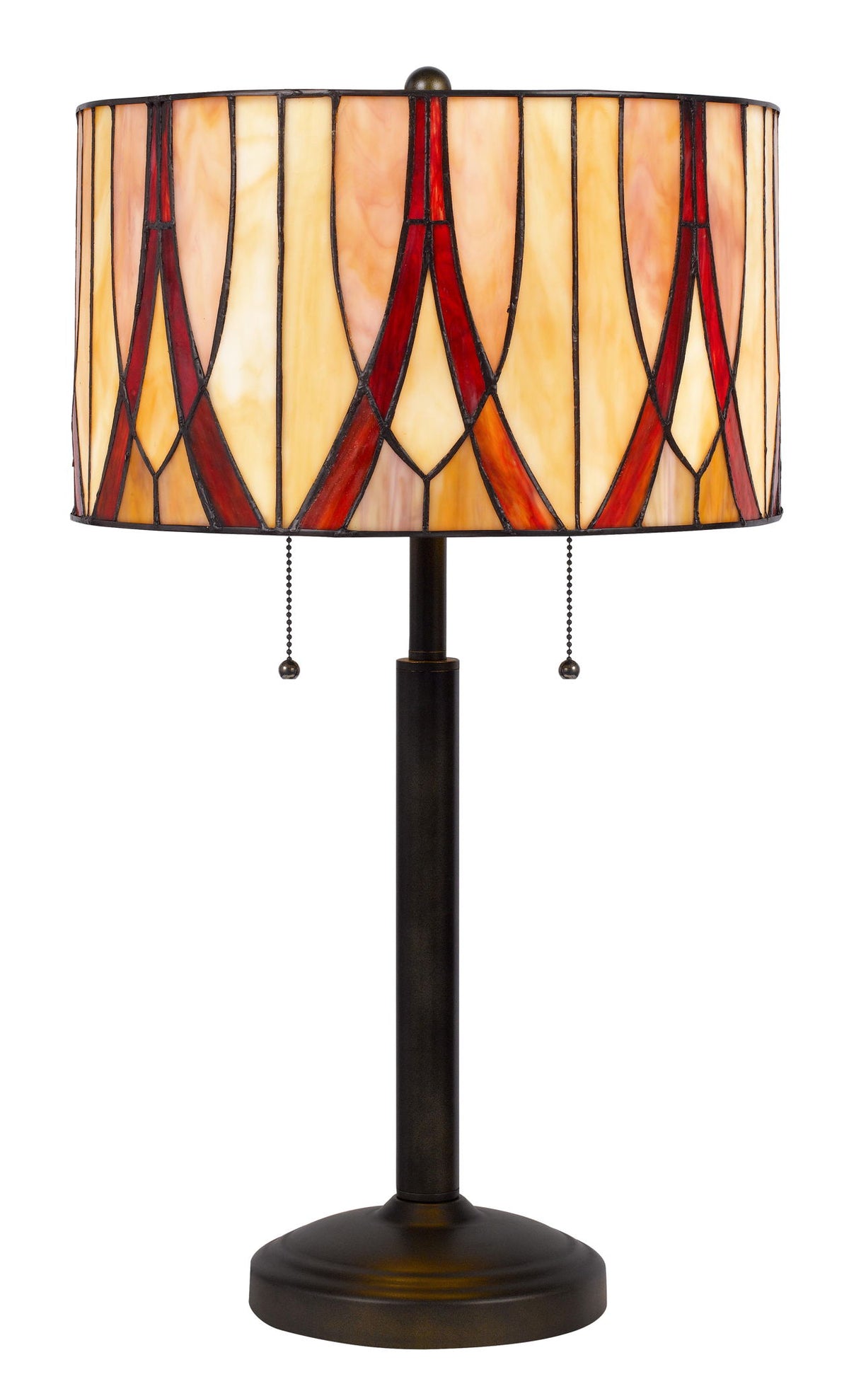 Tiffany - 24" Height Table Lamp - Black