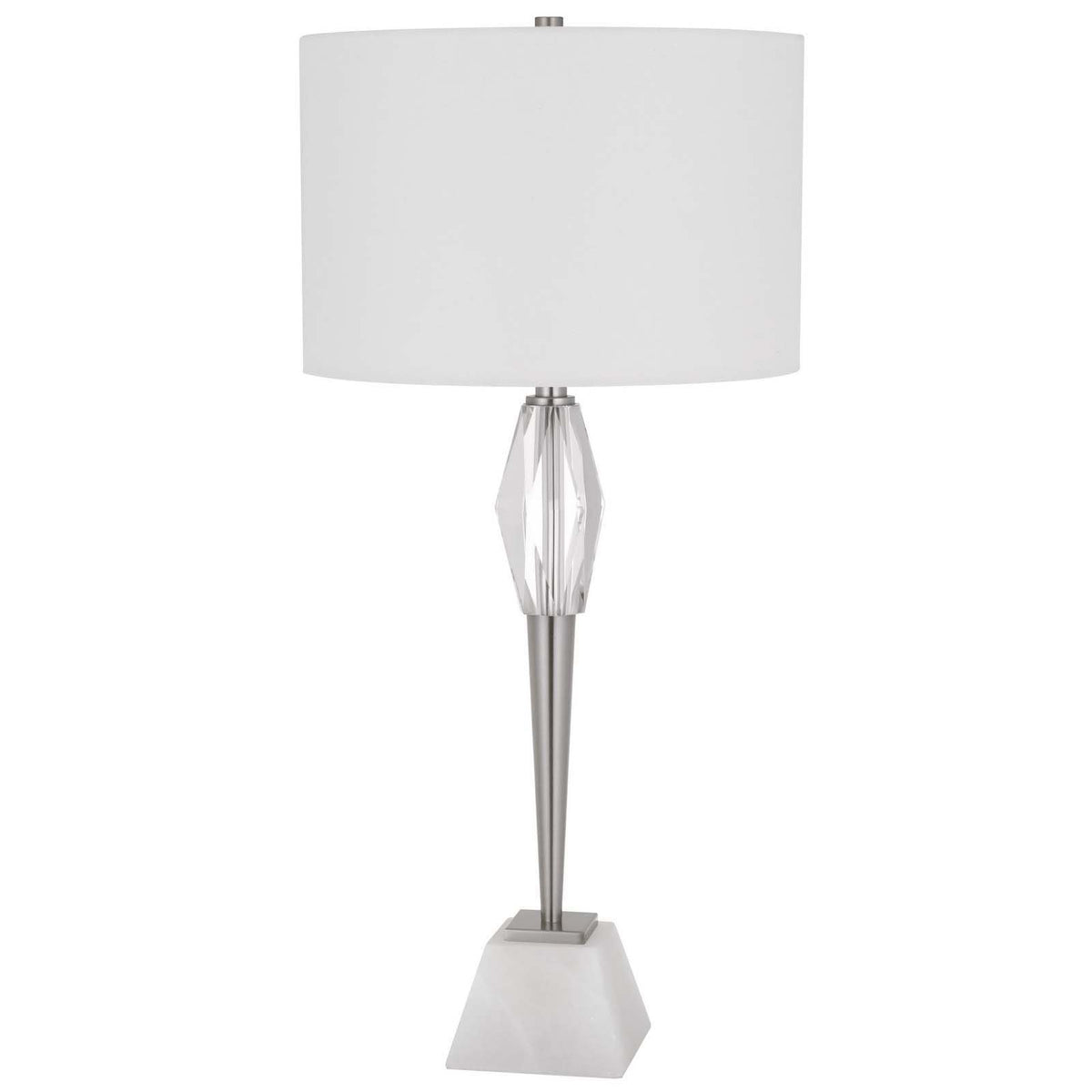Assen - 32" Height Metal Table Lamp - Brushed Steel