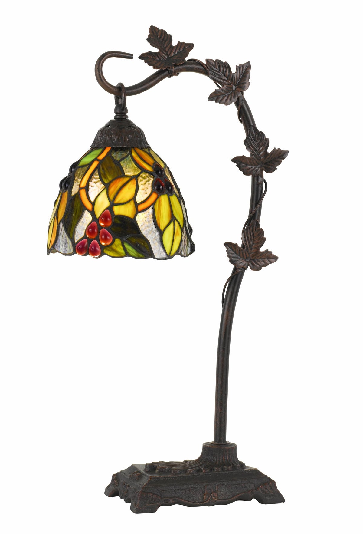 Cotulla - 24" Height Metal Tiffany Table Lamp - Bronze