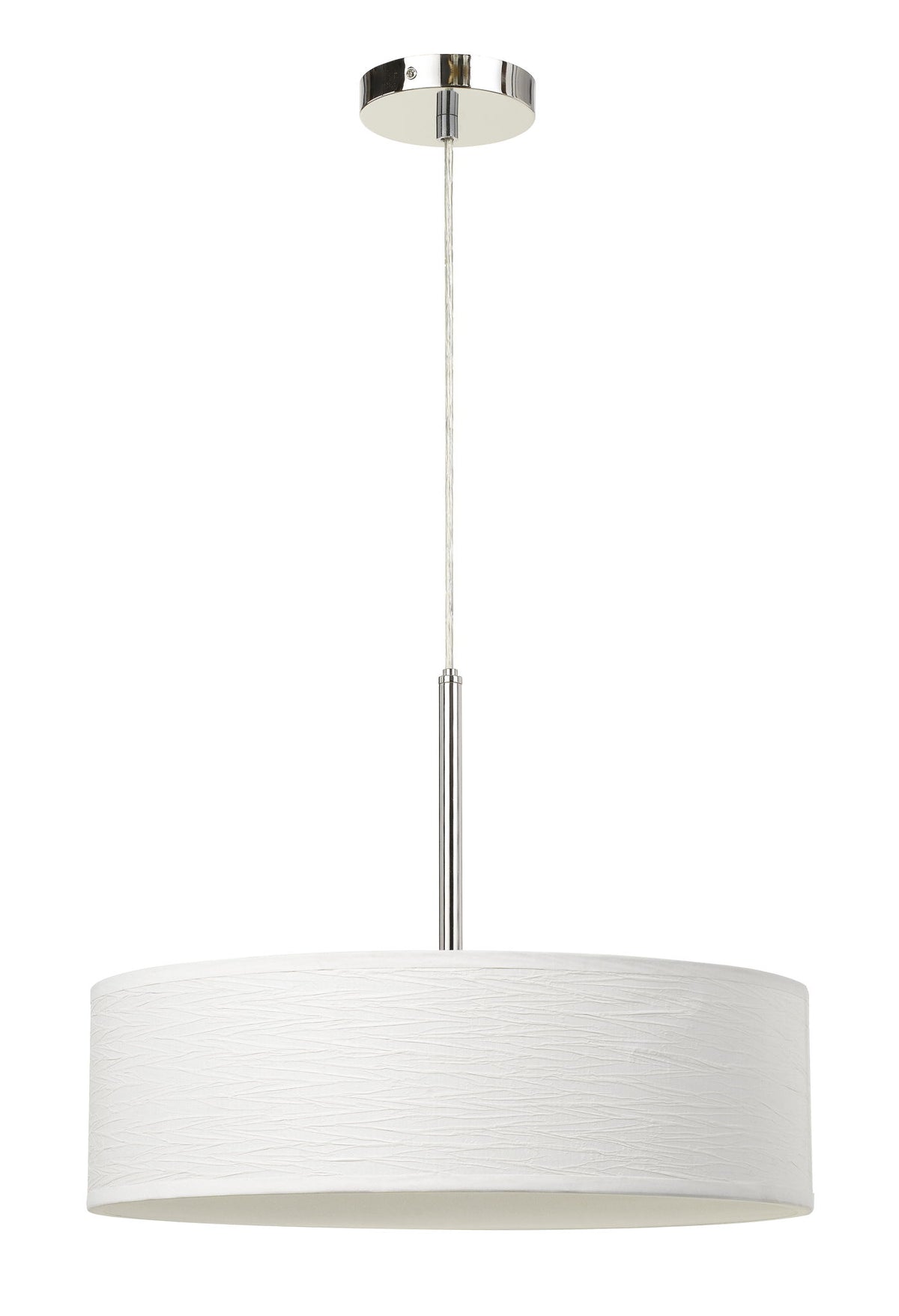 LED Pendant - Patterned White