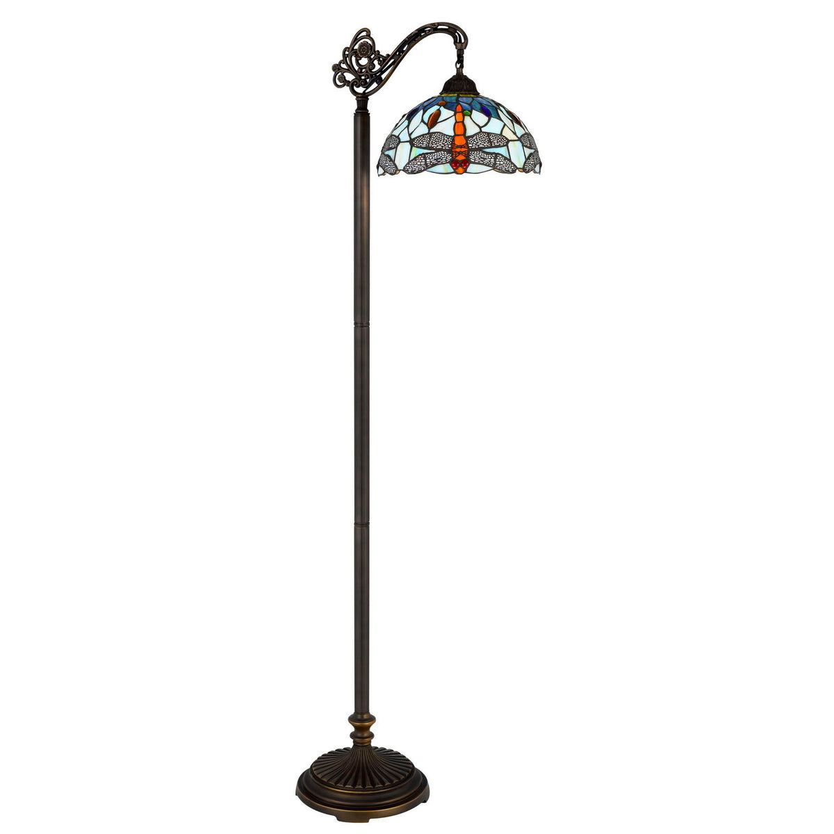 Colebridge - 62" Height Resin / Metal Floor Lam - Bronze
