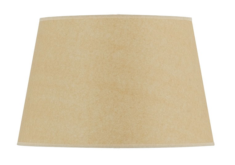 Coolie - 11" Height Round Hardback Fabric Shade - Beige