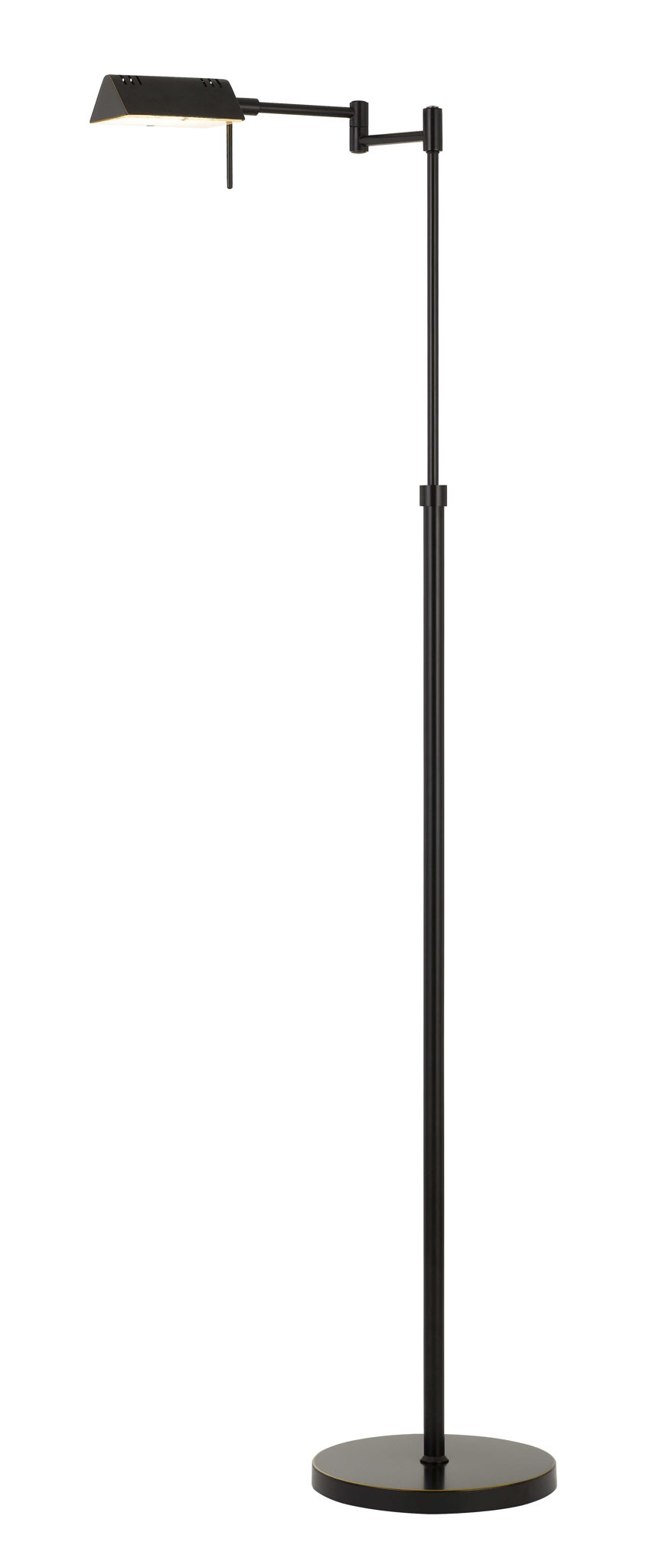 Clemson - 58.5" Height Metal Floor Lamp - Dark Bronze