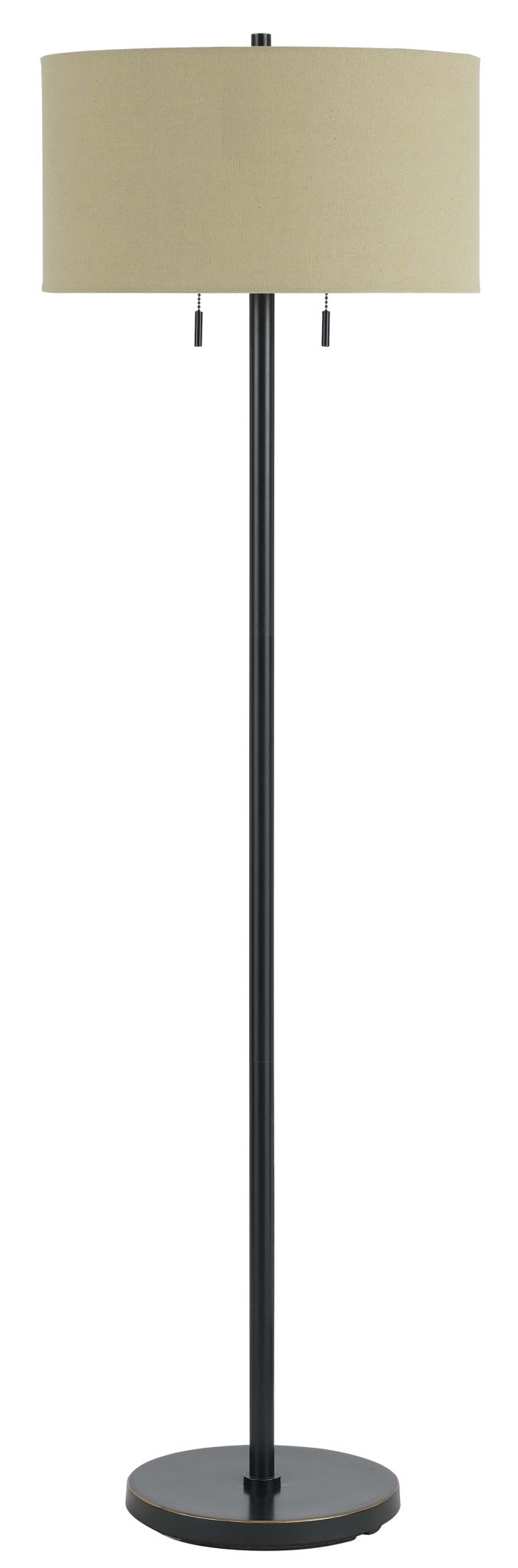 Calais - 59" Height Metal Floor Lamp - Dark Bronze
