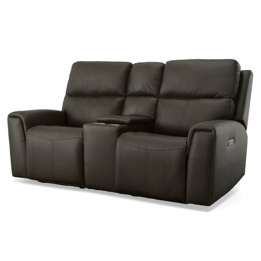 Jarvis - Power Reclining Loveseat With Console & Power Headrests