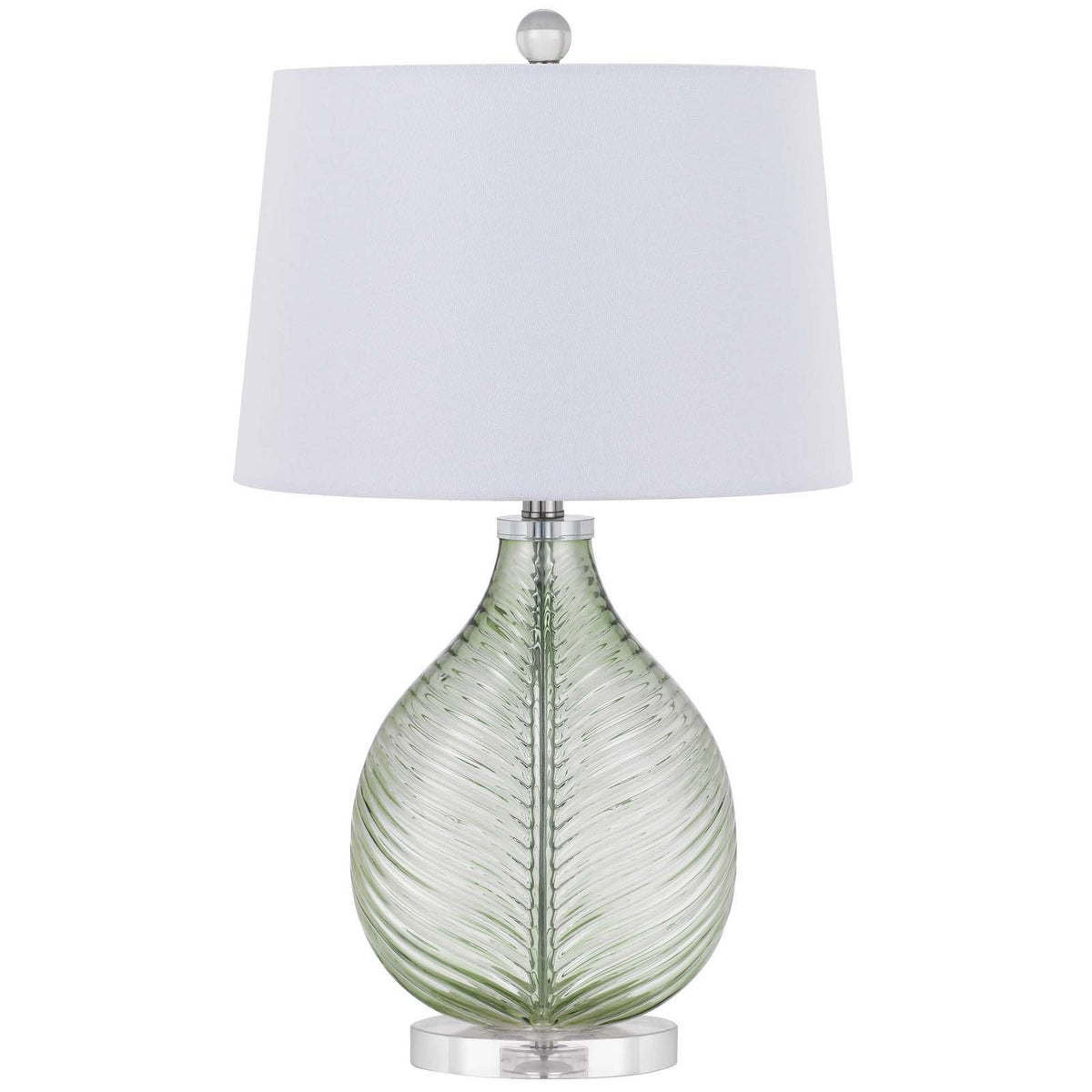 Coral - 26" Height Glass Table Lamp - Lime