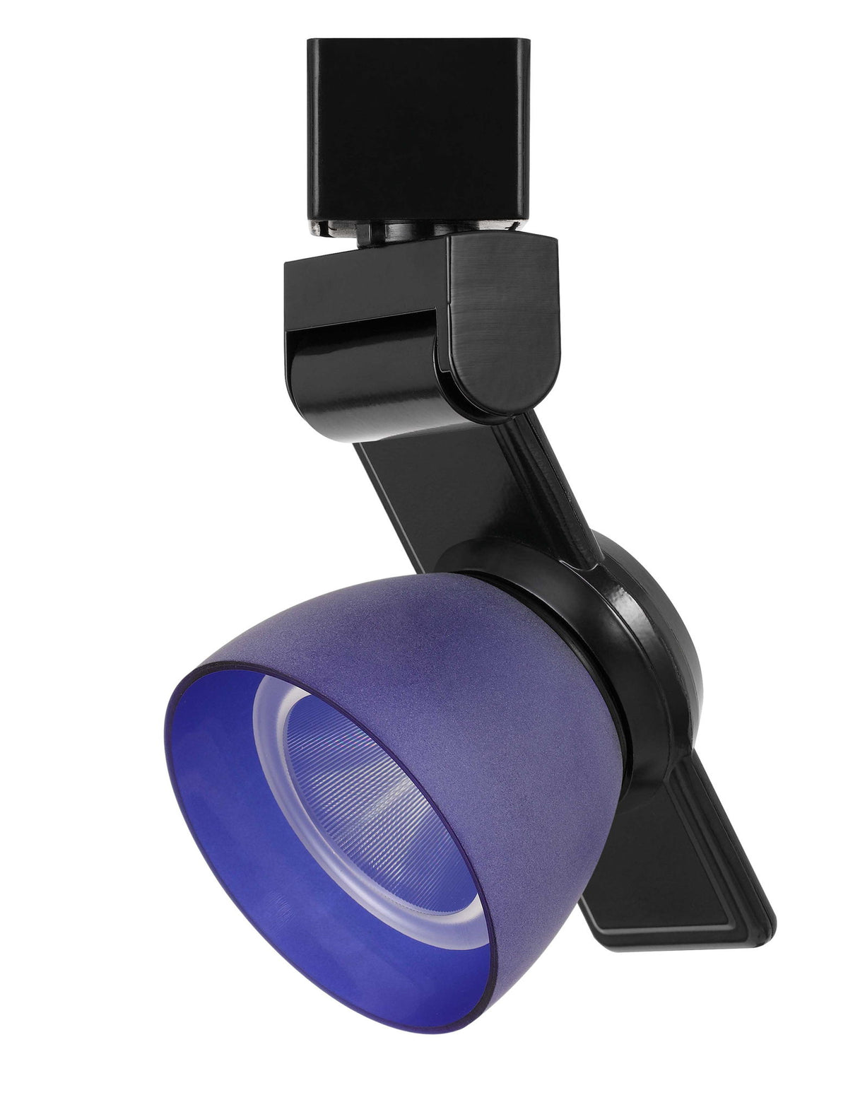 6" Height Metal Track Head - Black & Blue Frosty