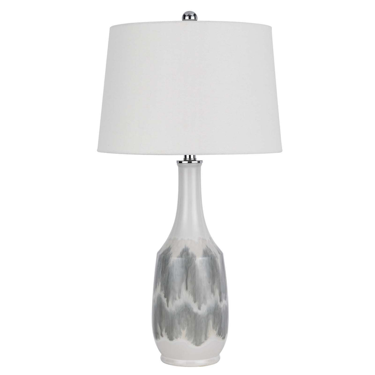 Ely - 29" Height Ceramic Table Lamp - White Marble