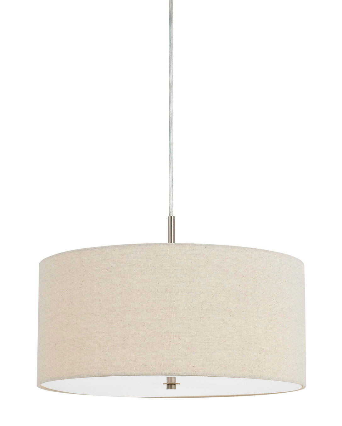 Addison - 8.5" Height Metal Pendant - Linen