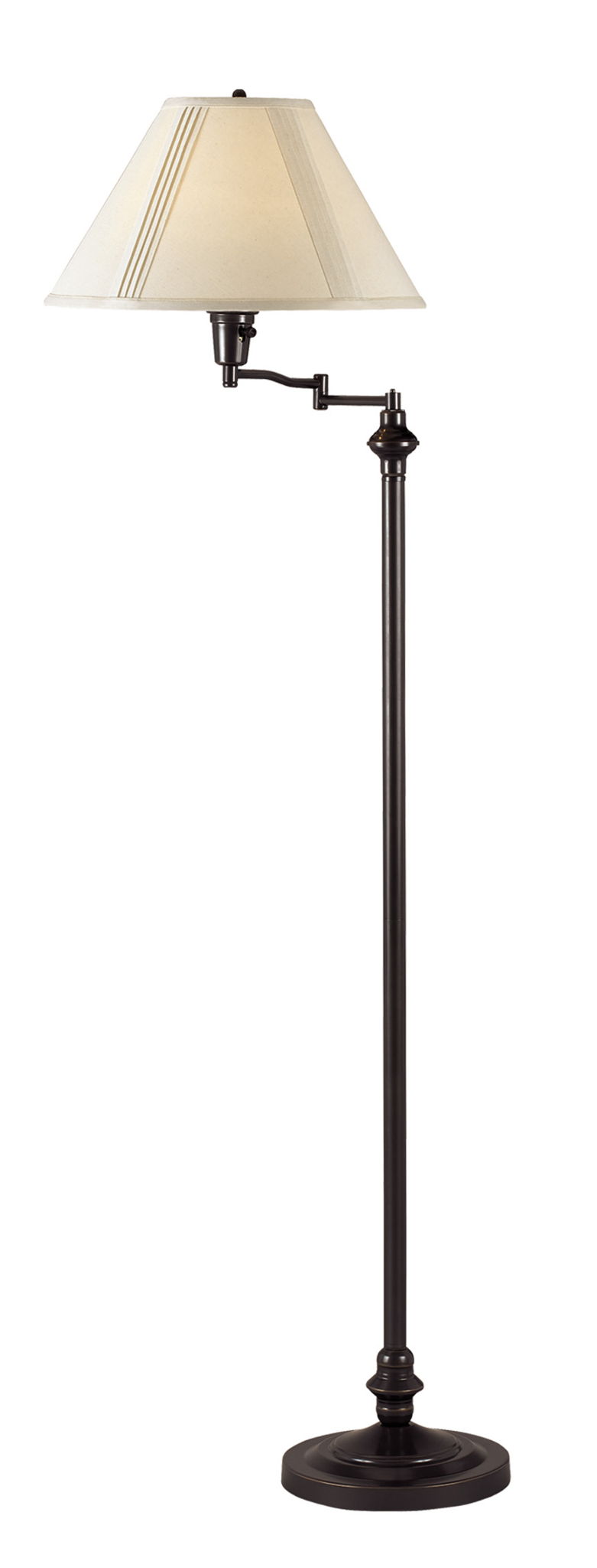 Swing Arm - 59" Height Metal Floor Lamp - Dark Bronze