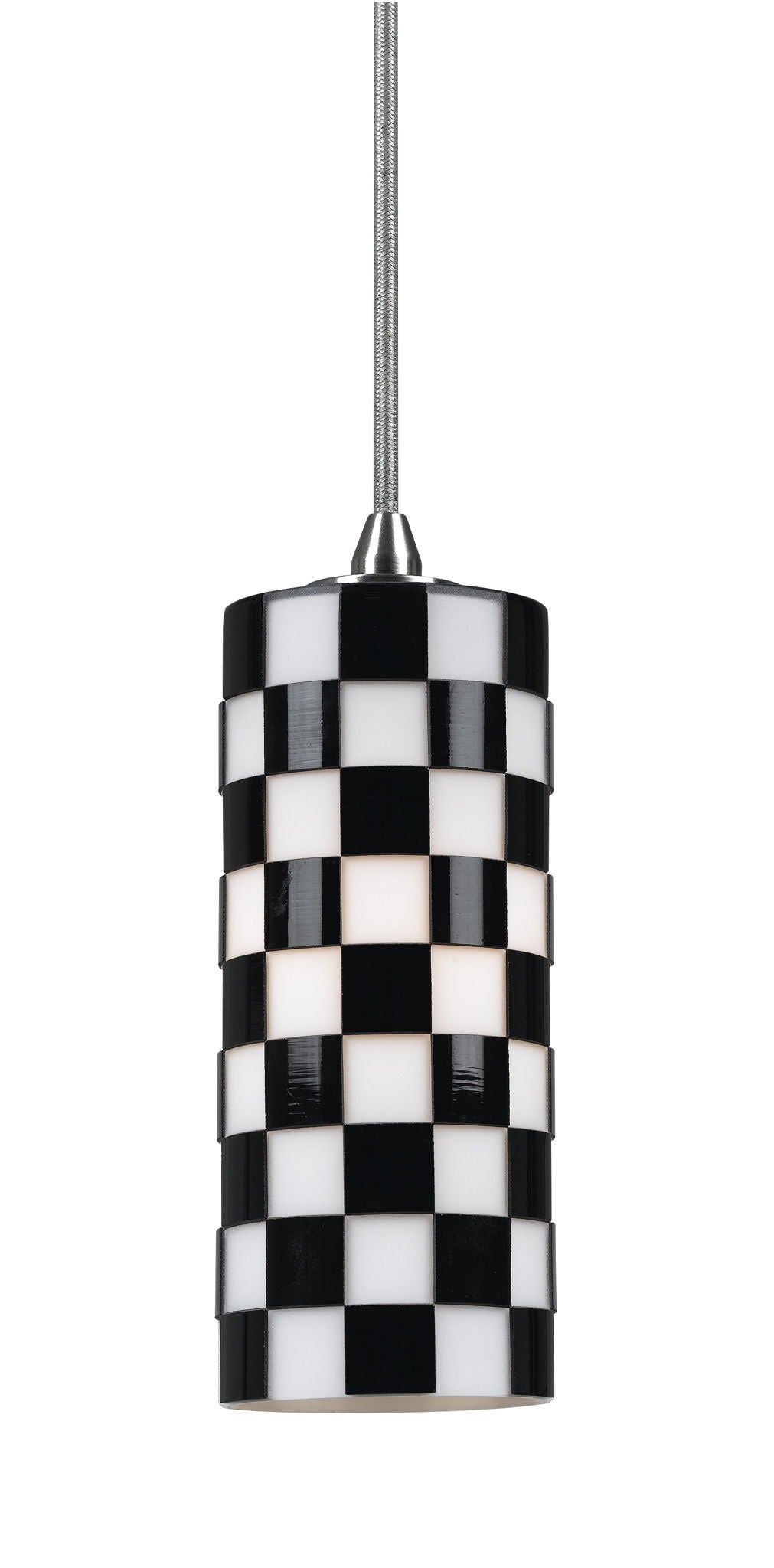 7.9" Height Metal Pendant - Rust