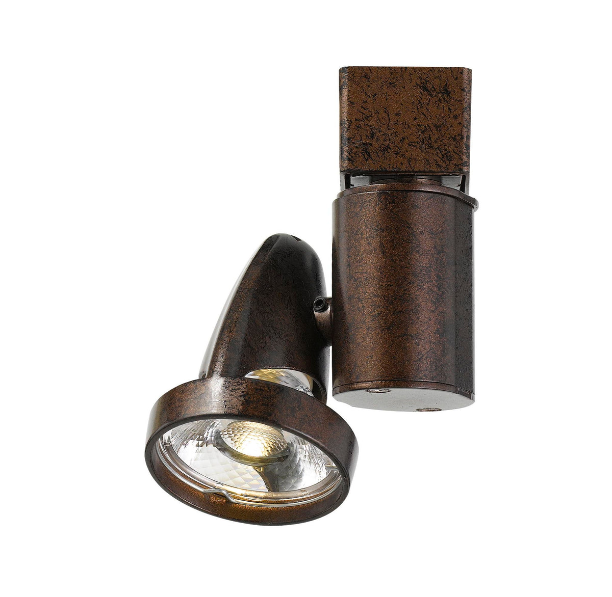 4.75" Height Metal Track Head - Rust