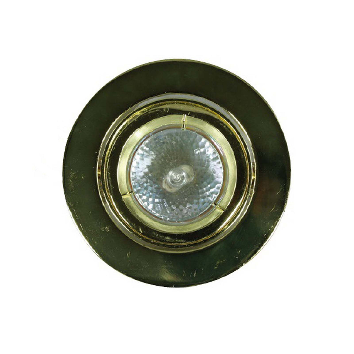 12V, 50W, Mr-16, Trim Only - Plated Brass
